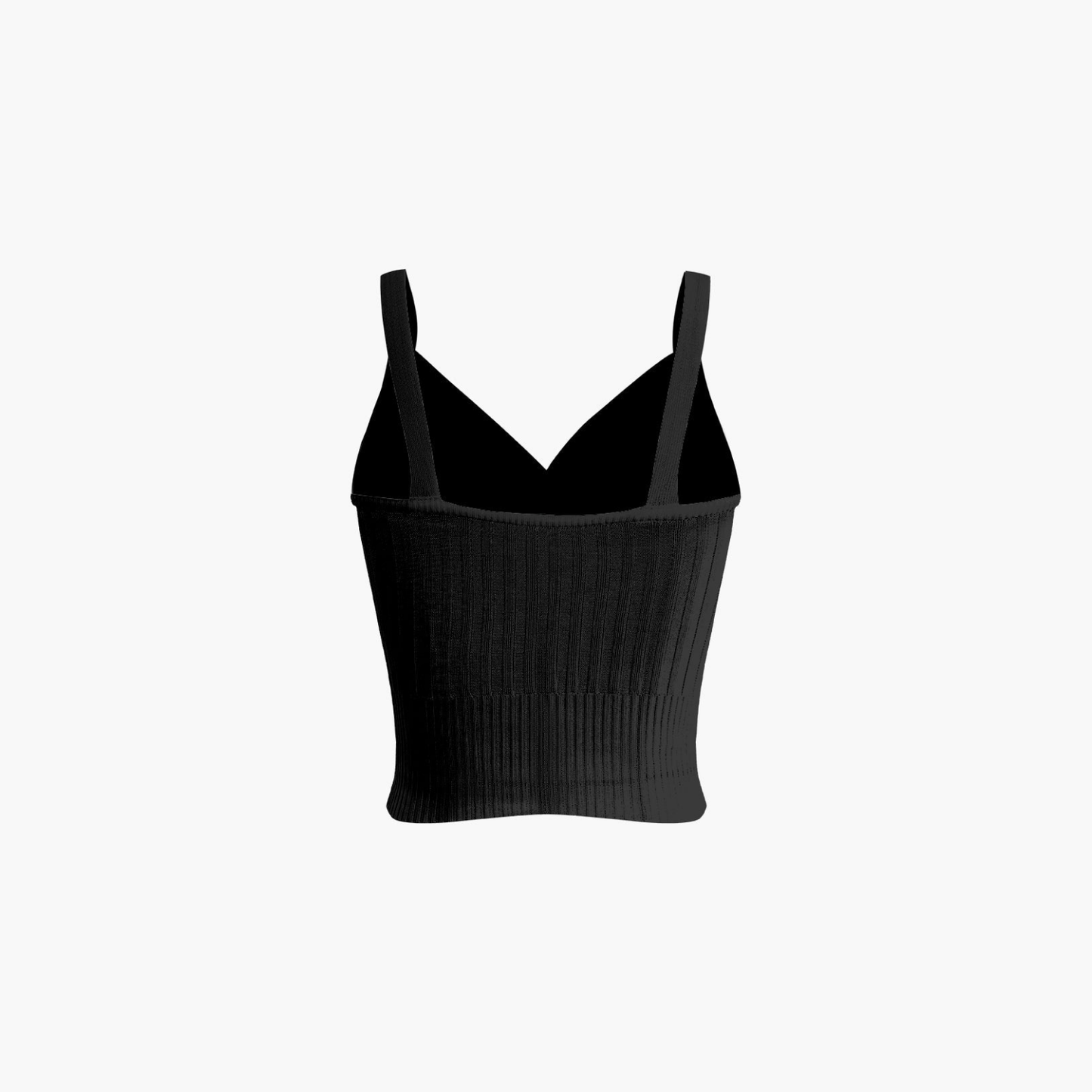 Chloé™ | Crop-Top À Col En V Plissé
