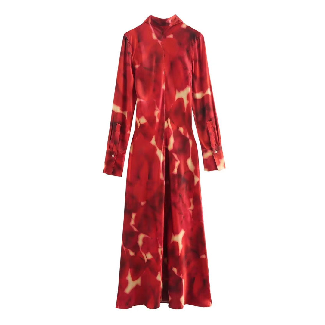 Chloé™ | Robe Élégante Avec Col