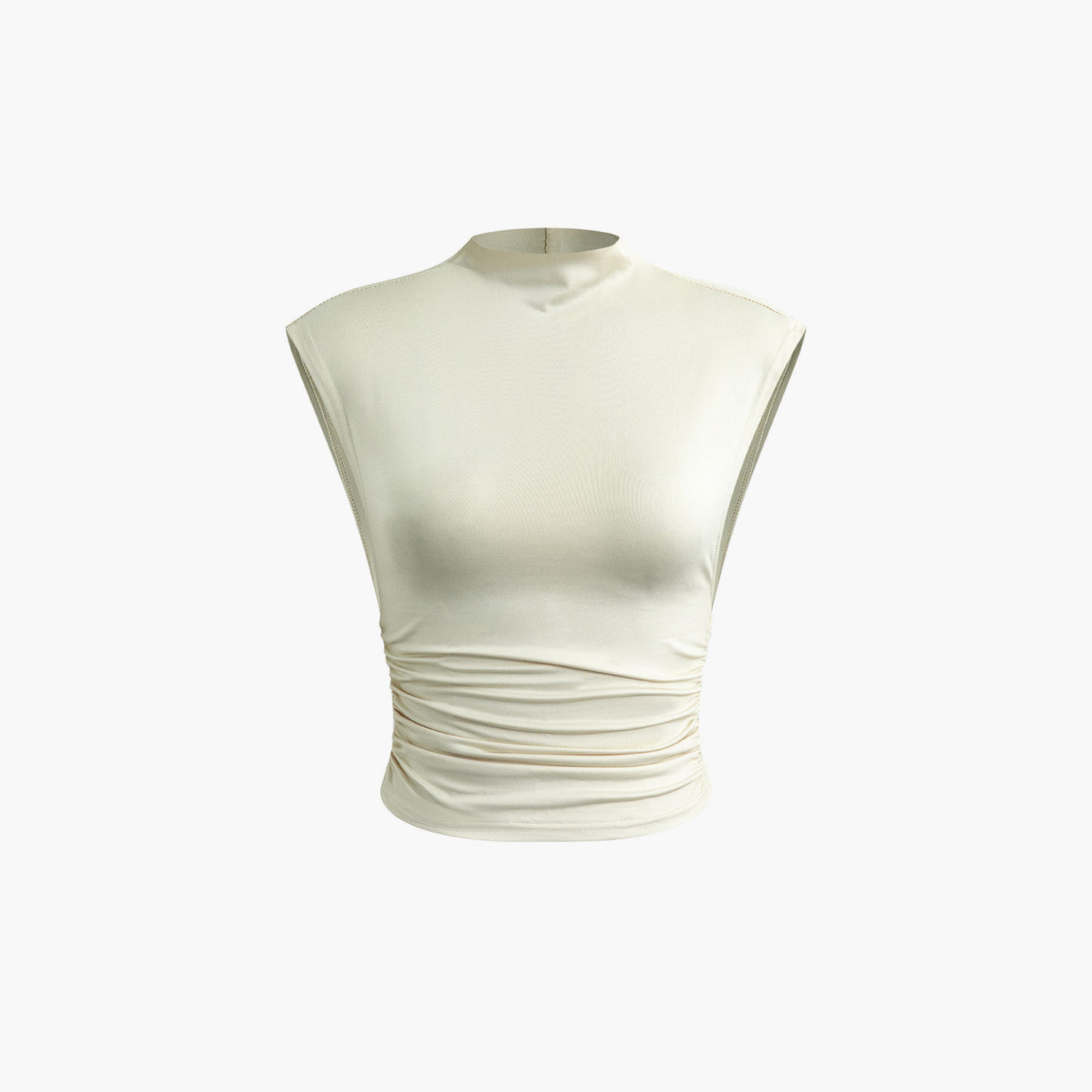 Chloé™ | Haut À Col Montant Drapé