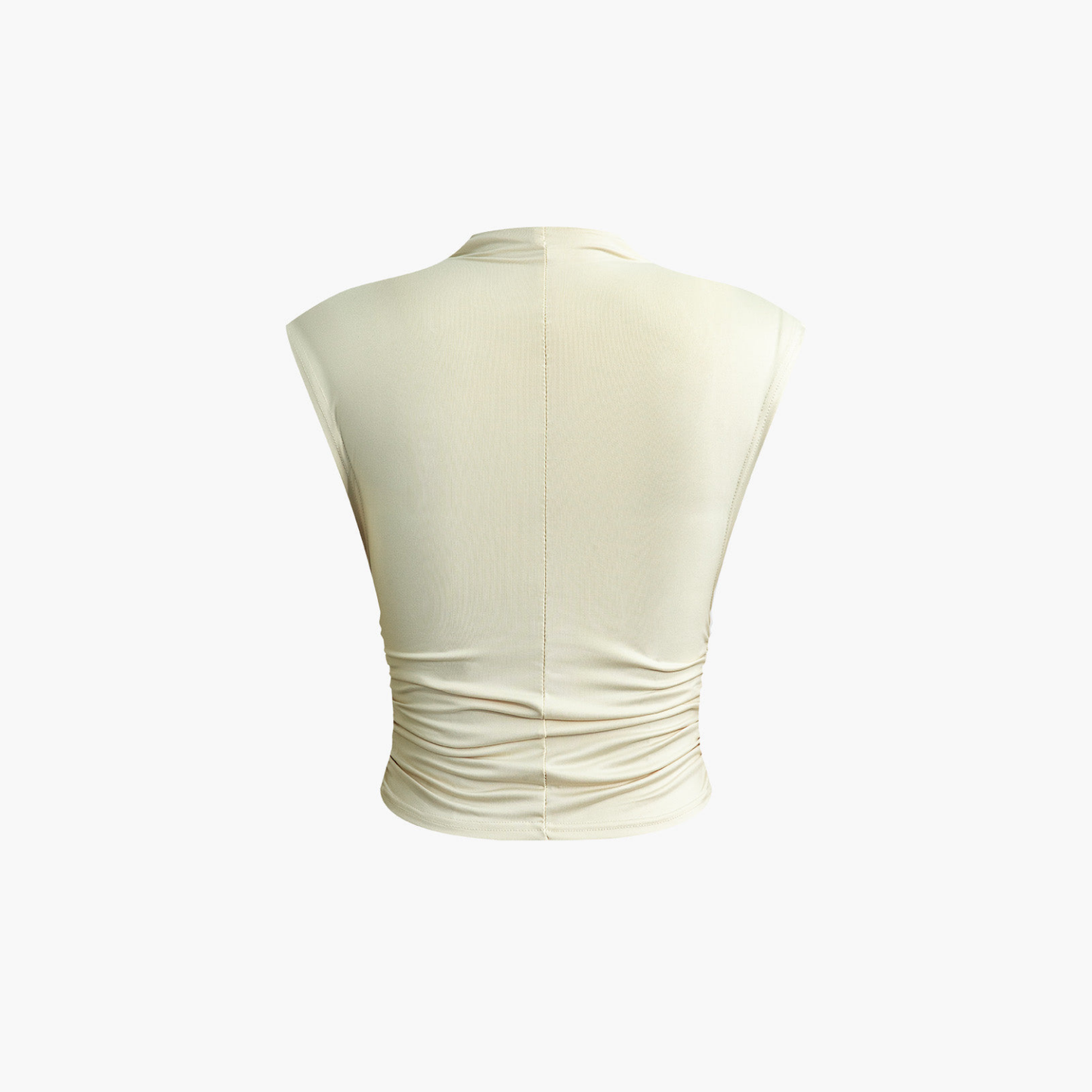 Chloé™ | Haut À Col Montant Drapé