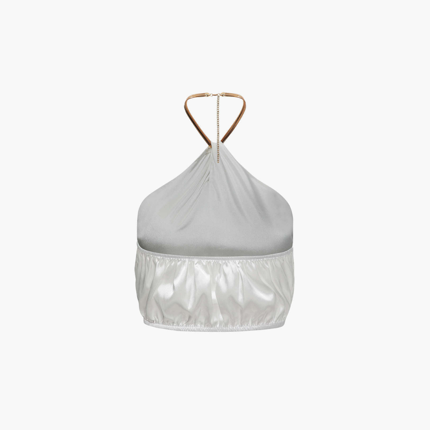 Chloé™ | Haut Halter De Luxe Avec Détail En Chaîne