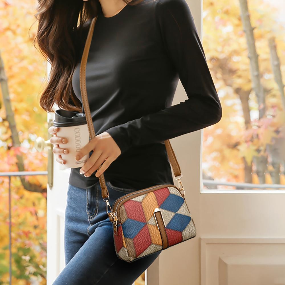 YASMINE | Mini Sac Patchwork