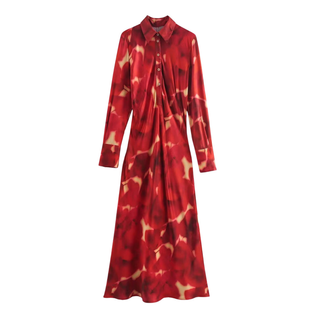 Chloé™ | Robe Élégante Avec Col