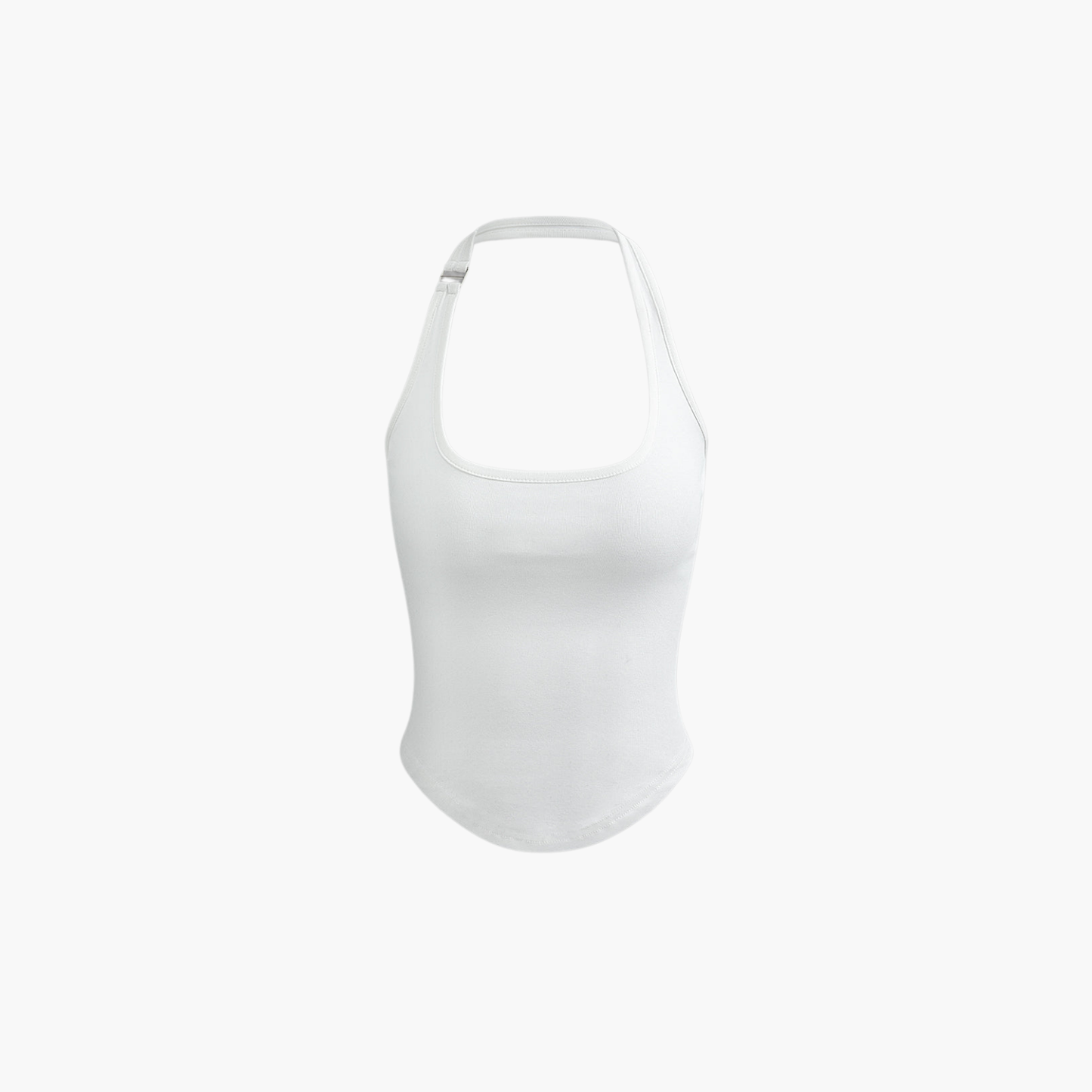 Chloé™ | Top Halter À Col Carré