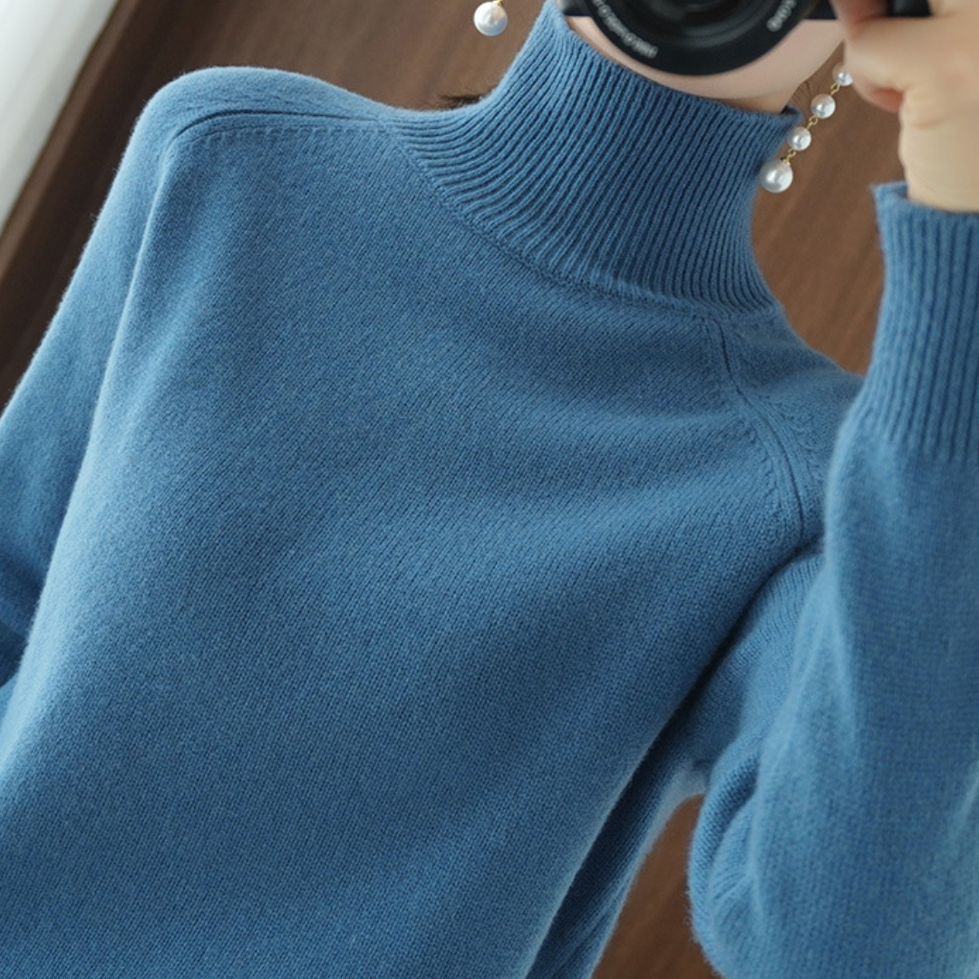 Chloé™ | Pull À Col Roulé En Laine Mérinos