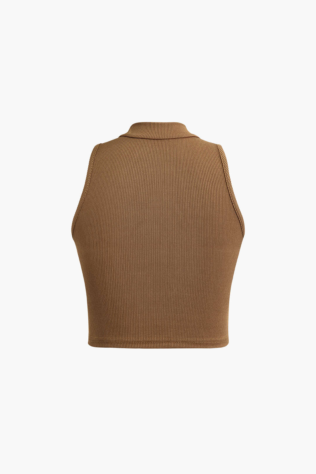 Chloé™ | Haut Cropped Col Montant