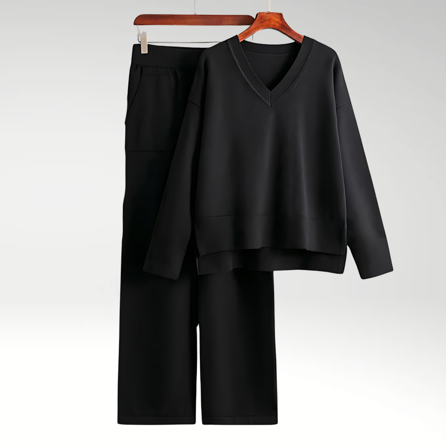 Chloé™ | Luxe Ensemble Deux Pièces Col V
