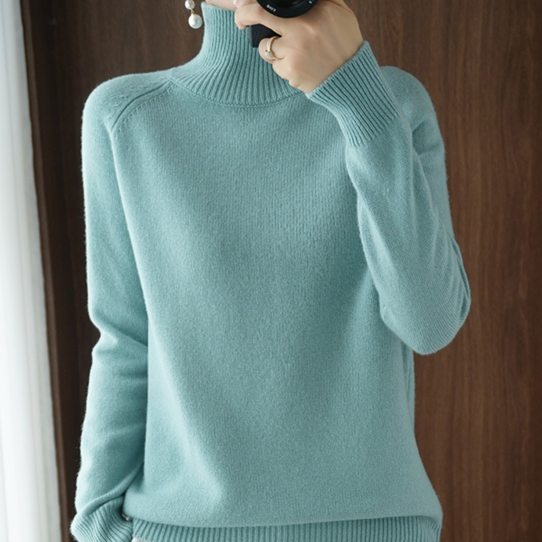 Chloé™ | Pull À Col Roulé En Laine Mérinos