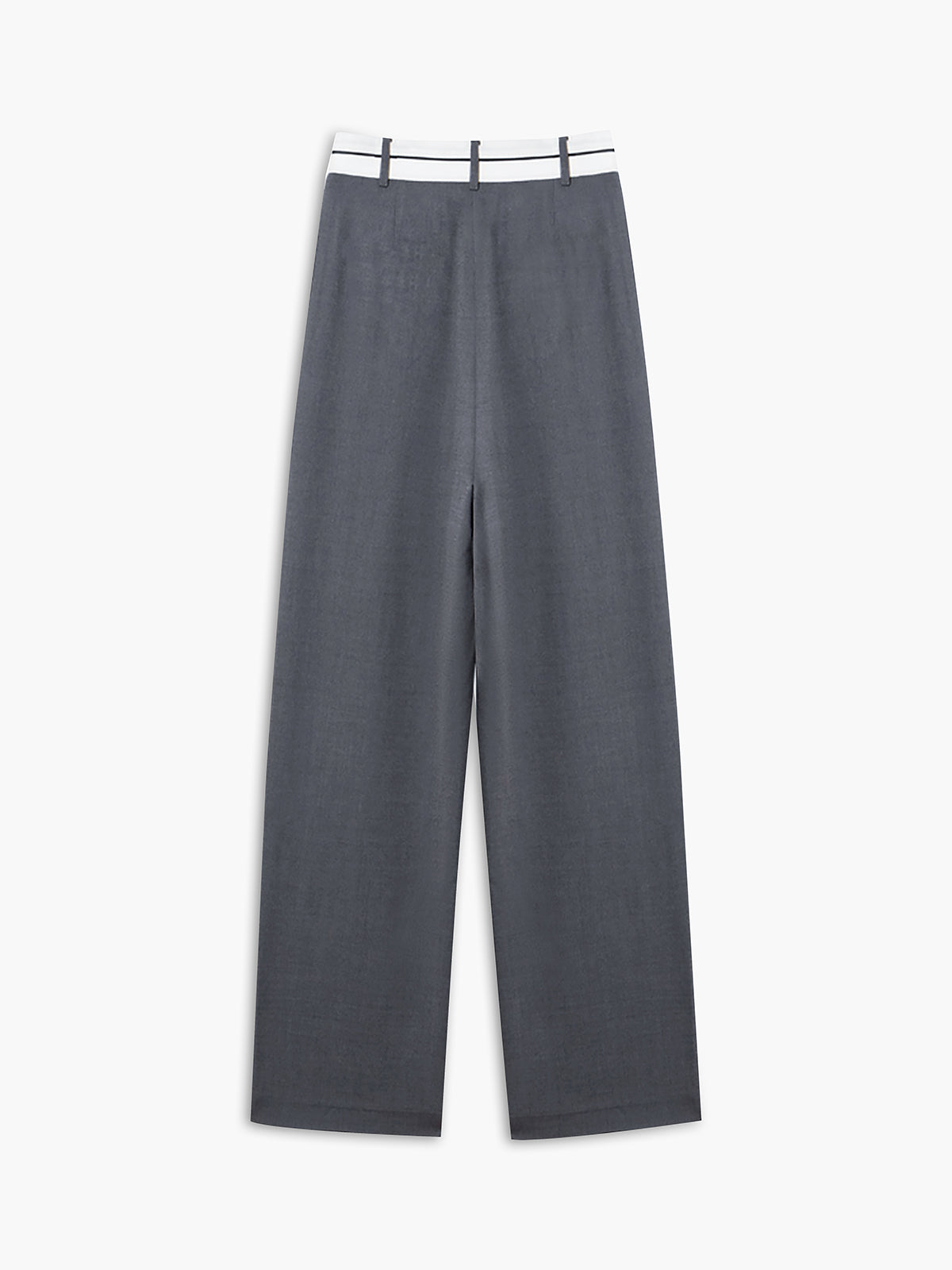 Chloé™ | Pantalon Large À Taille Contrastée