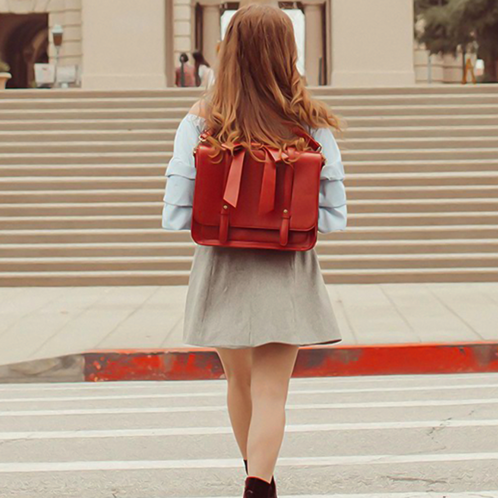 VÉRONIQUE | Sac vintage bleu doux