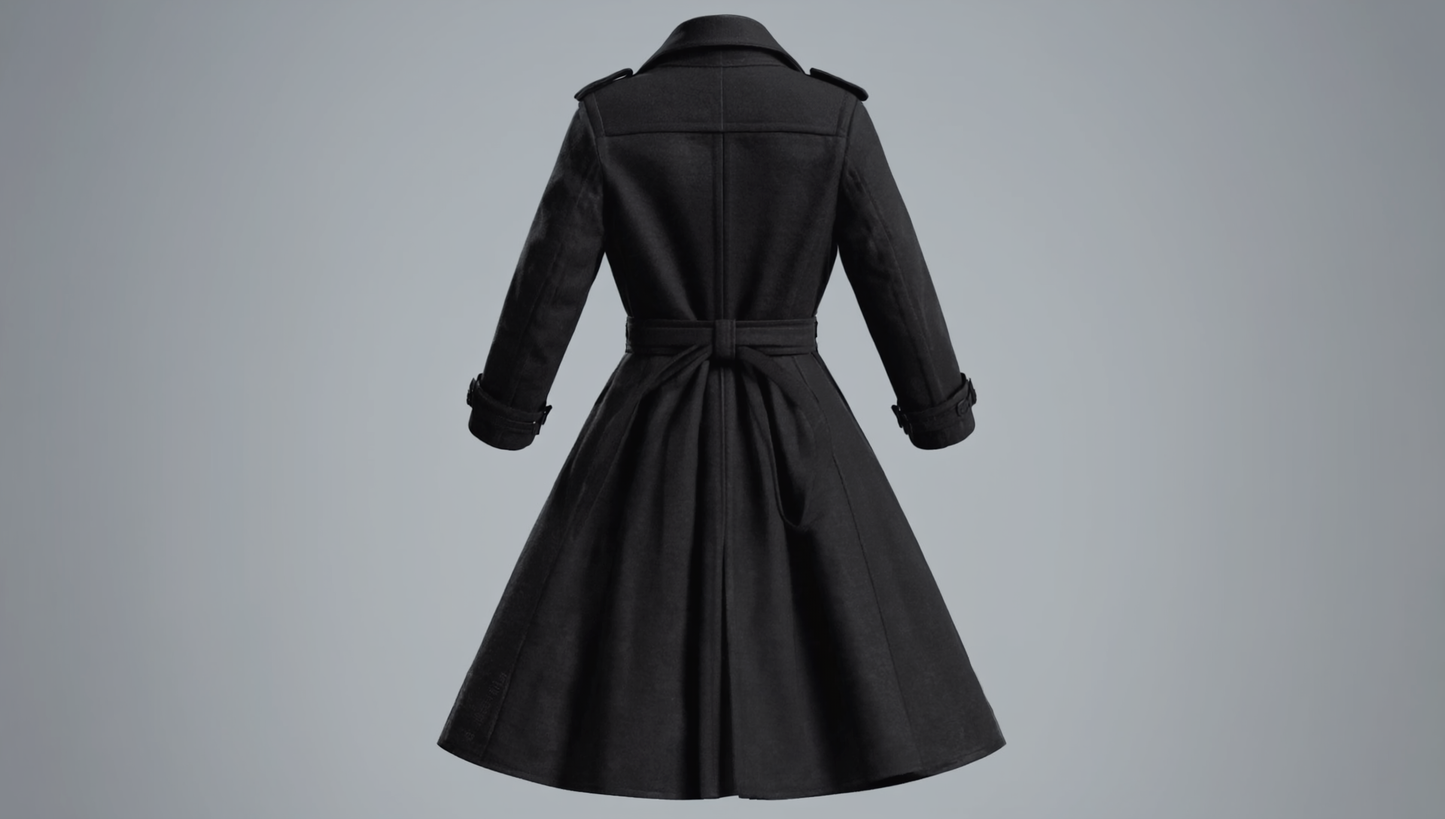 Chloé™ | Manteau Trench En Laine Nadine