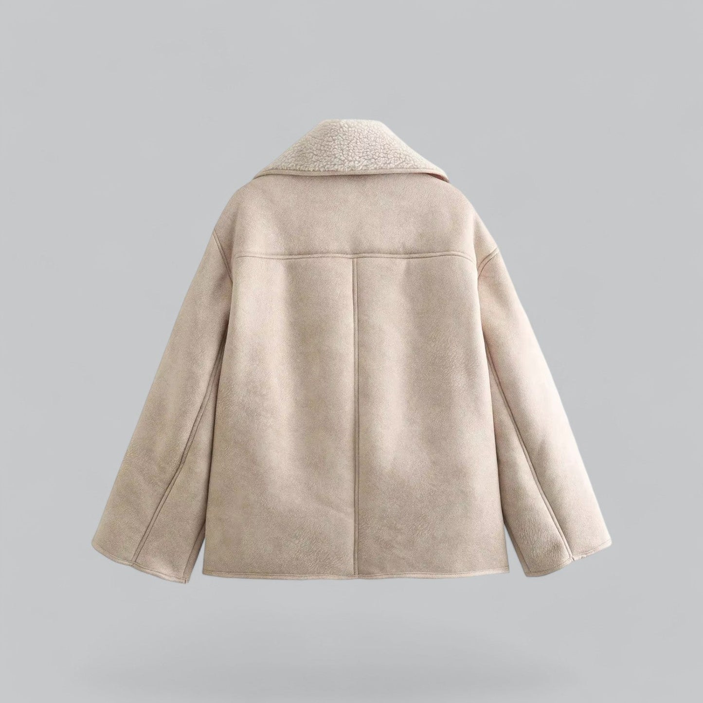 Chloé™ | Ce Manteau En Suède De Luxe Avec Fausse Fourrure