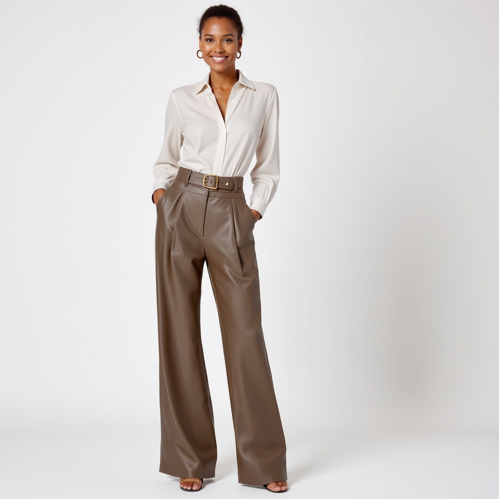 Chloé™ | Pantalon Large À La Mode