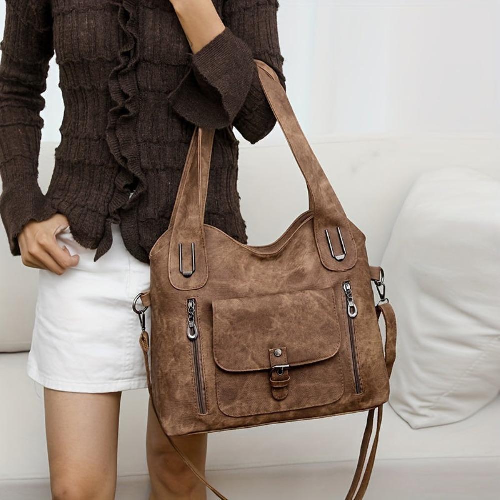 AGNÈS | Sac épaule vintage doux