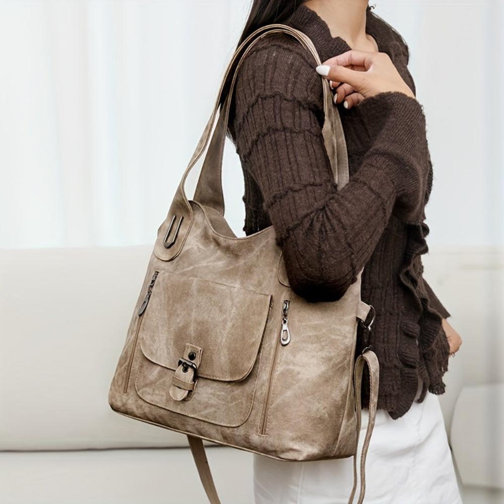 AGNÈS | Sac épaule vintage doux