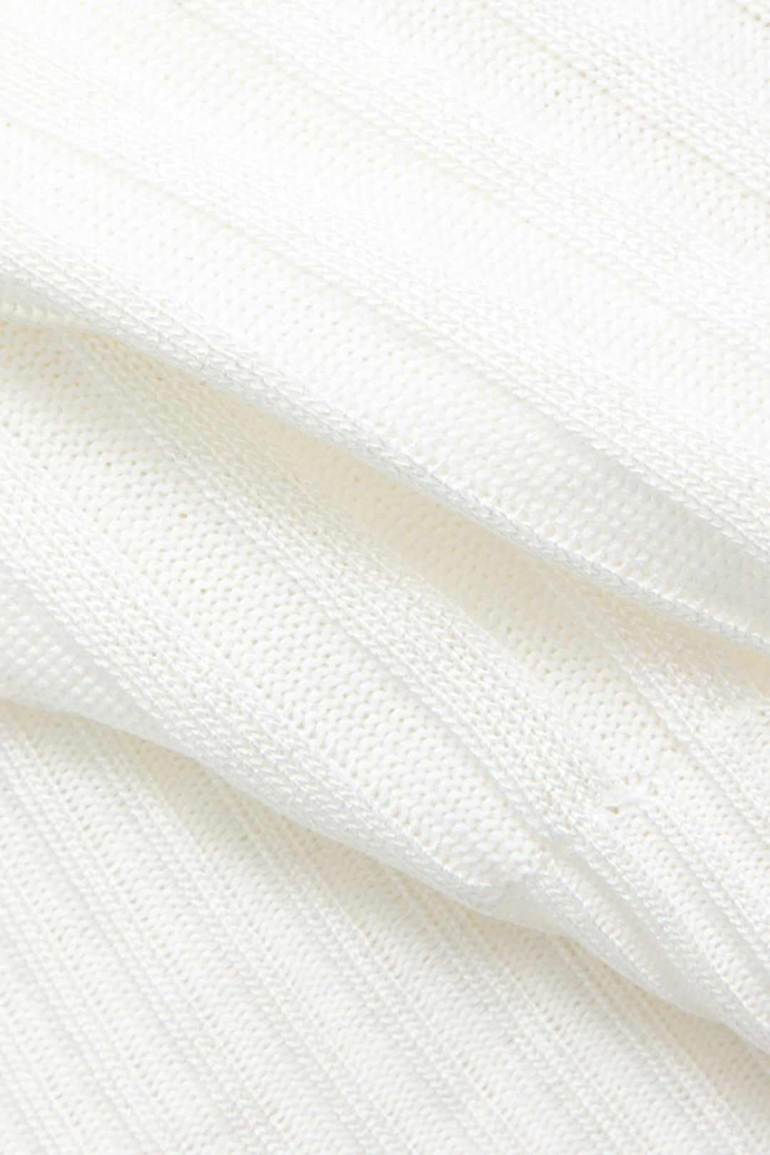 Chloé™ | Top Court À Encolure Croisée Côtelé