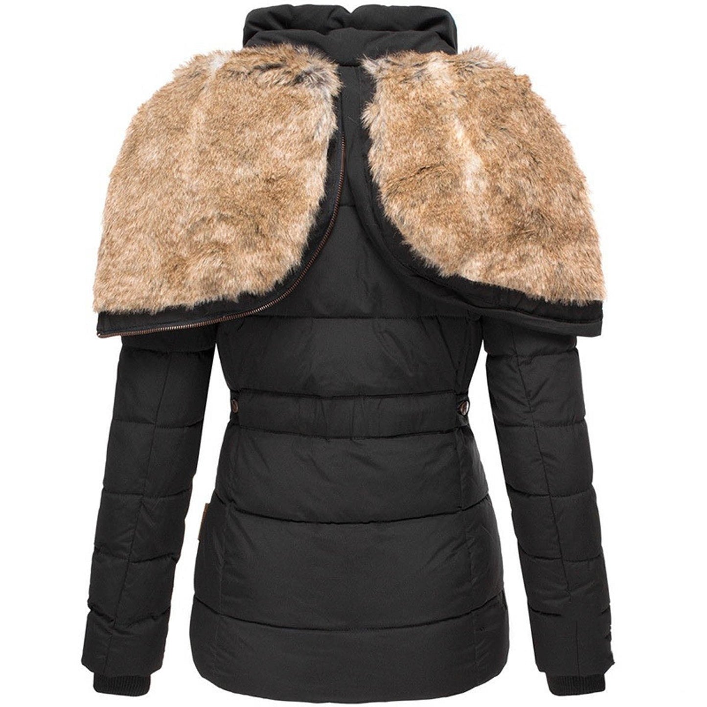 Chloé™ | Manteau D'Hiver Chaud Avec Doublure En Fourrure