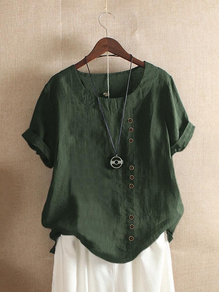 CHLOE | BLOUSE EN COTON À BOUTONS POUR FEMMES