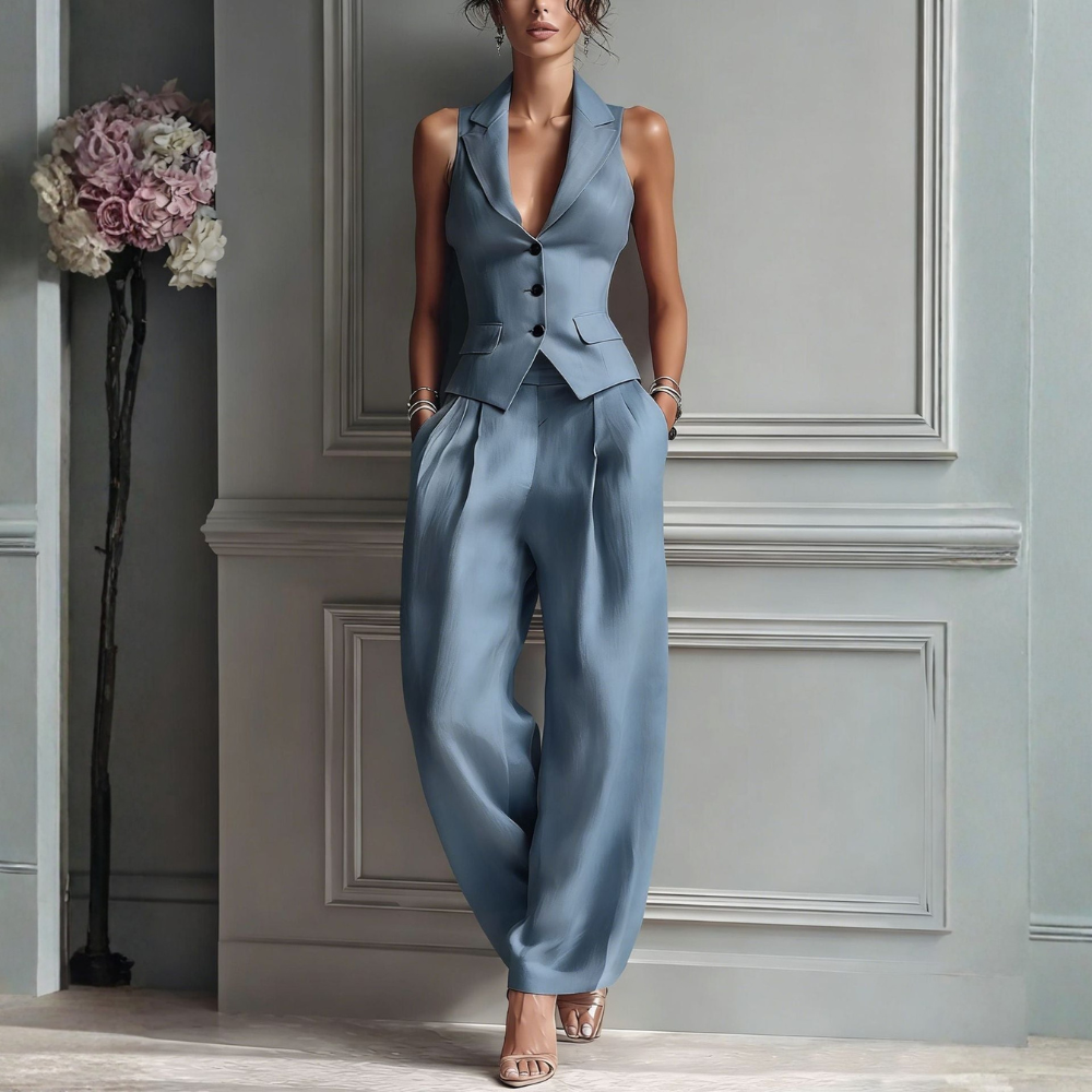CHLOE | ENSEMBLE DEUX PIÈCES ÉLÉGANT POUR FEMMES
