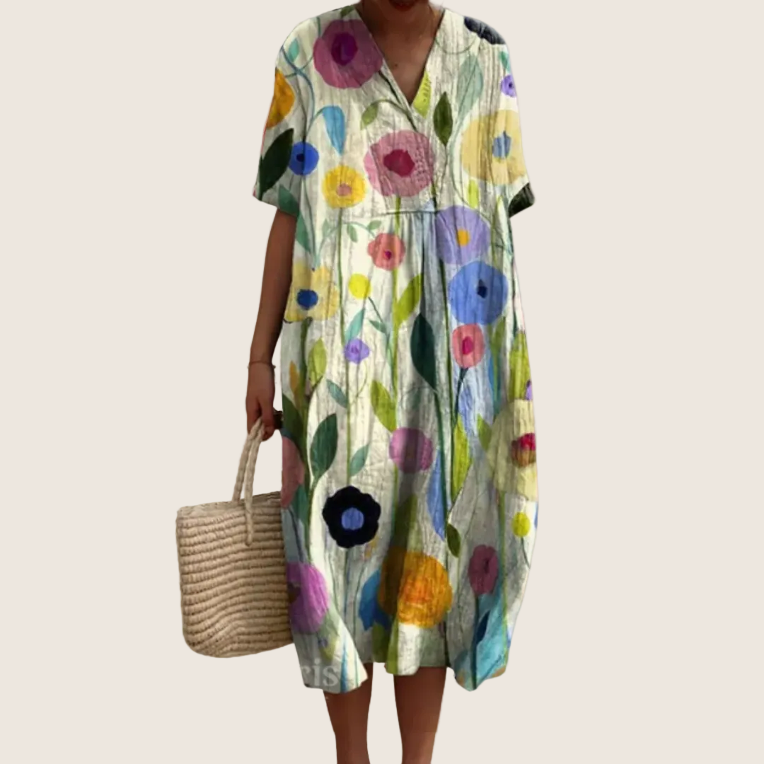 CHLOE | ROBE D’ÉTÉ FLORALE POUR FEMMES