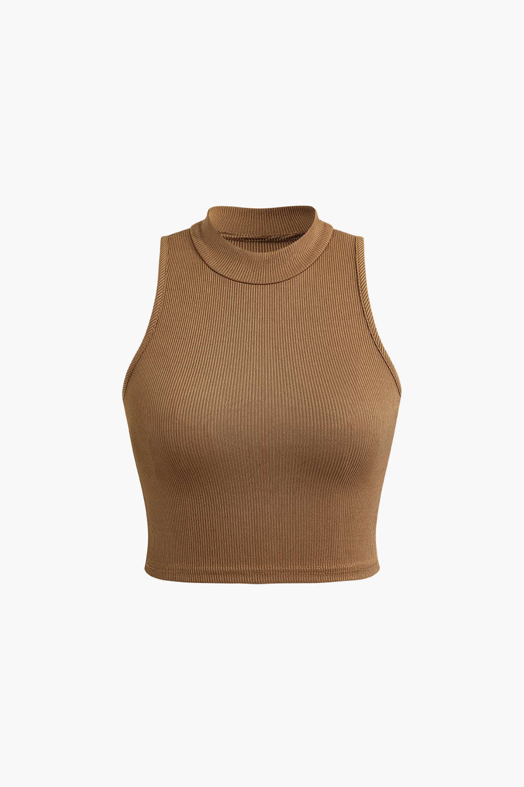 Chloé™ | Haut Cropped Col Montant