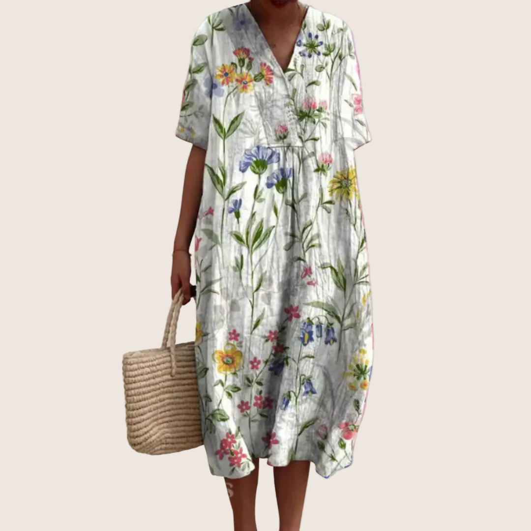 CHLOE | ROBE D’ÉTÉ FLORALE POUR FEMMES
