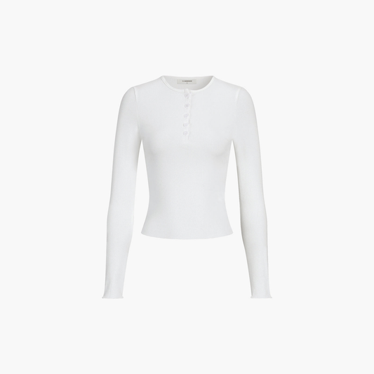 Chloé™ | Classique Henley Manches Longues