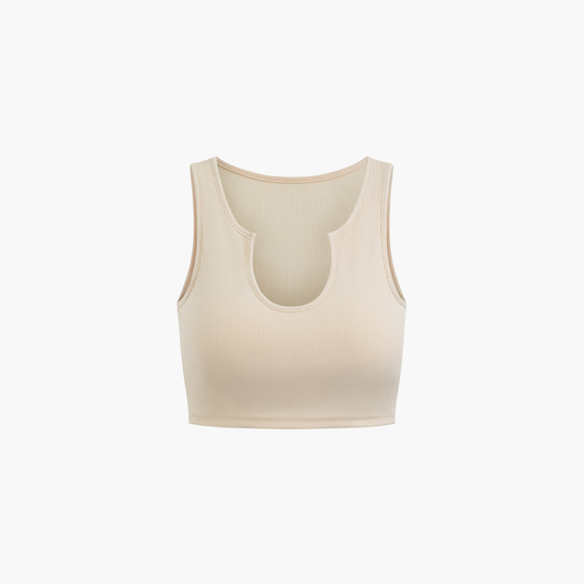 Chloé™ | Crop Top À Col U