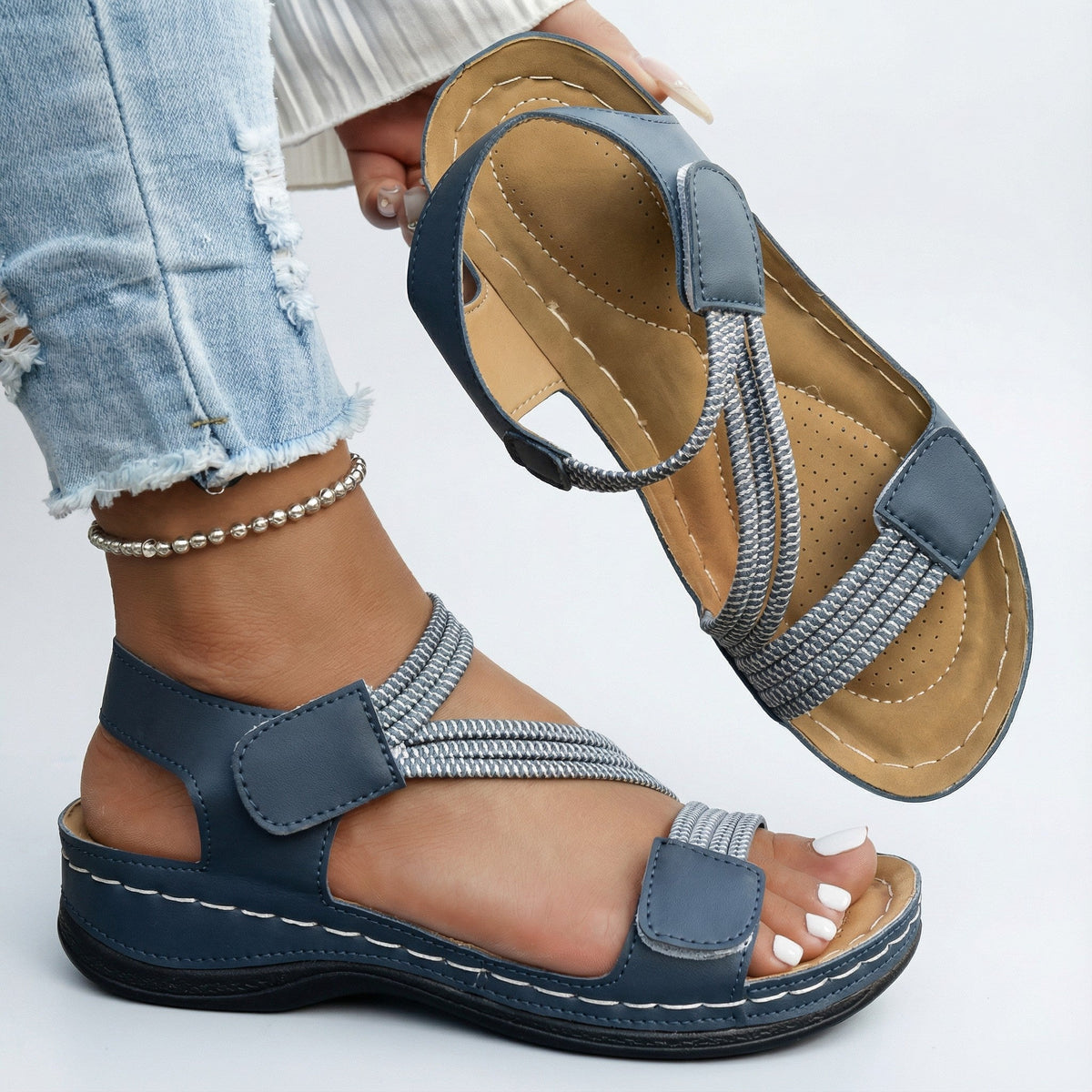 CHLOE | SANDALES D'ÉTÉ DÉTENDUE POUR FEMMES