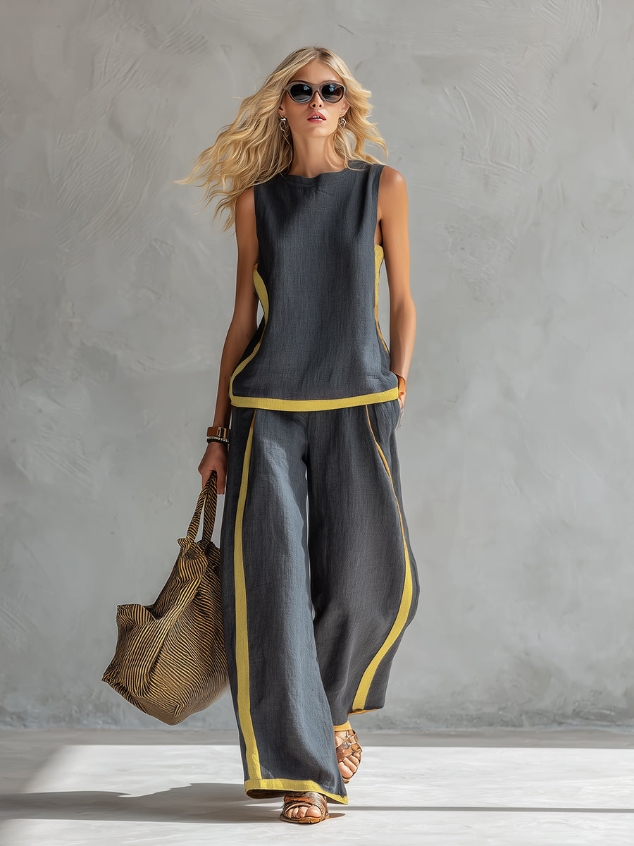 CHLOE | ENSEMBLE LIN CHIC POUR FEMME