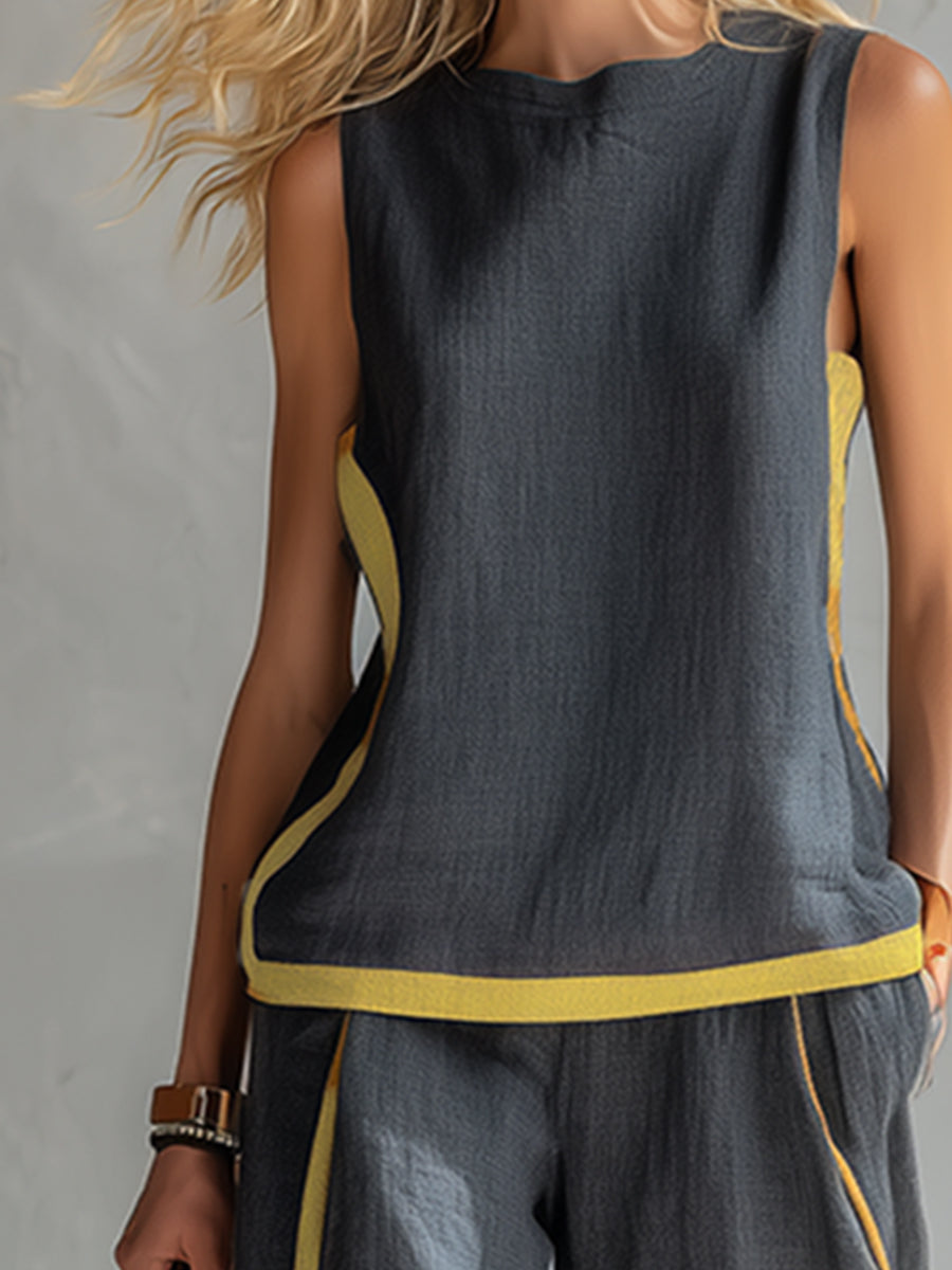 CHLOE | ENSEMBLE LIN CHIC POUR FEMME
