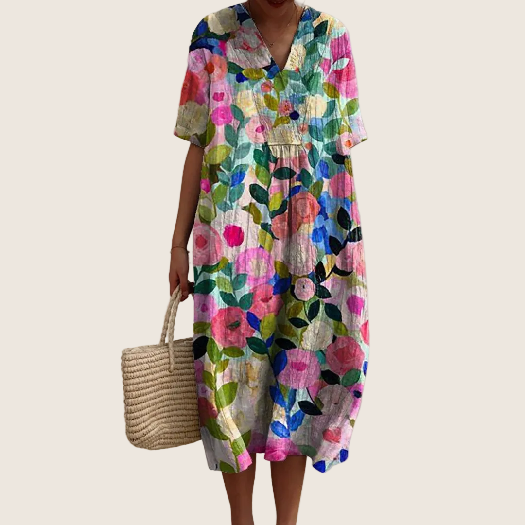 CHLOE | ROBE D’ÉTÉ FLORALE POUR FEMMES