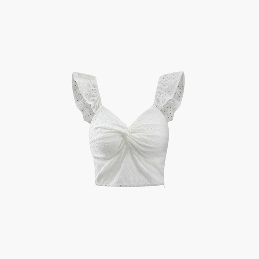 Chloé™ | Haut En Broderie Anglaise