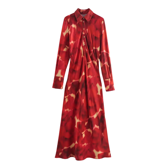 Chloé™ | Robe Élégante Avec Col