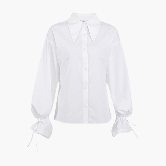 Chloé™ | Blouse Avec Collier Déclaratif