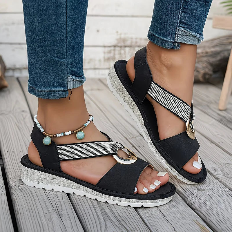 CHLOE | SANDALES PLATES POUR FEMMES
