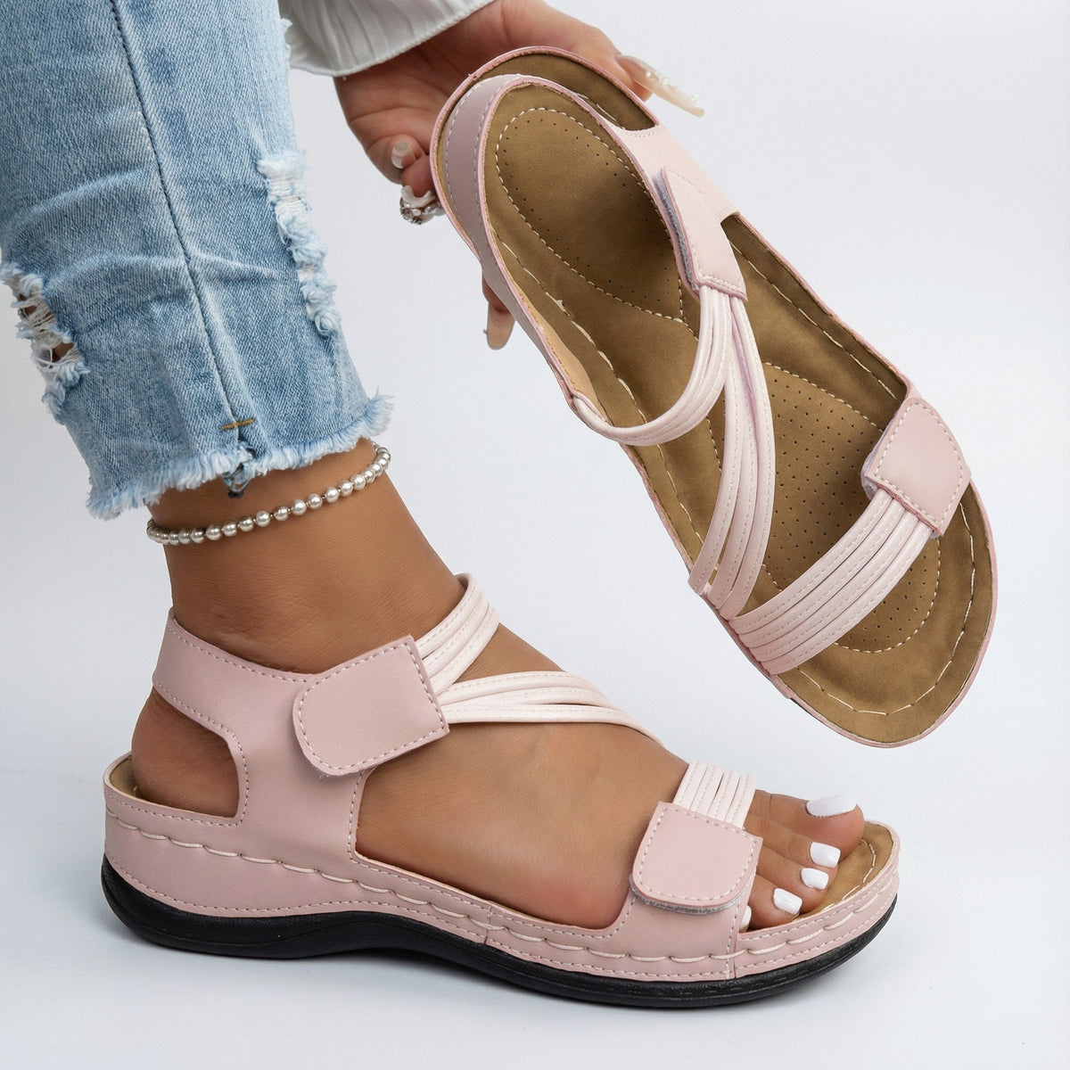 CHLOE | SANDALES D'ÉTÉ DÉTENDUE POUR FEMMES