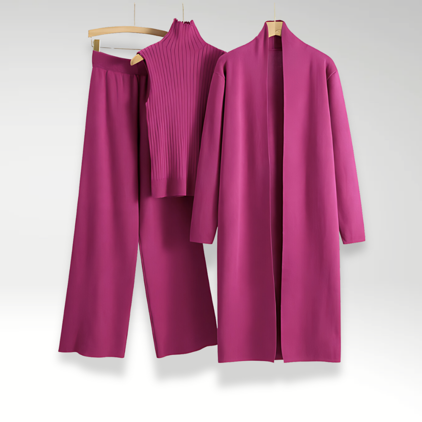 Chloé™ | Ensemble Trois Pièces En Maille Luxe