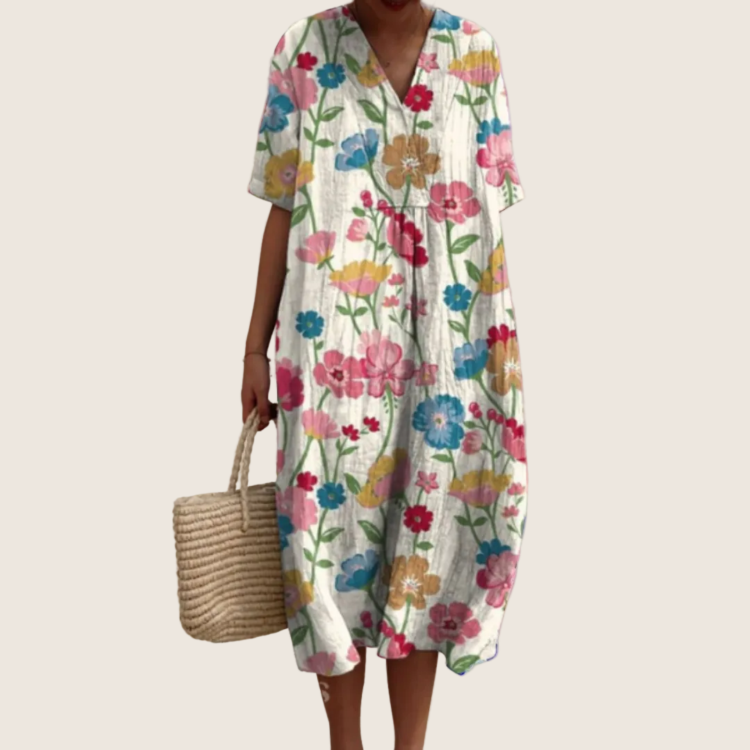 CHLOE | ROBE D’ÉTÉ FLORALE POUR FEMMES
