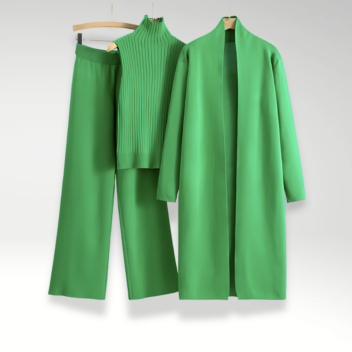 Chloé™ | Ensemble Trois Pièces En Maille Luxe