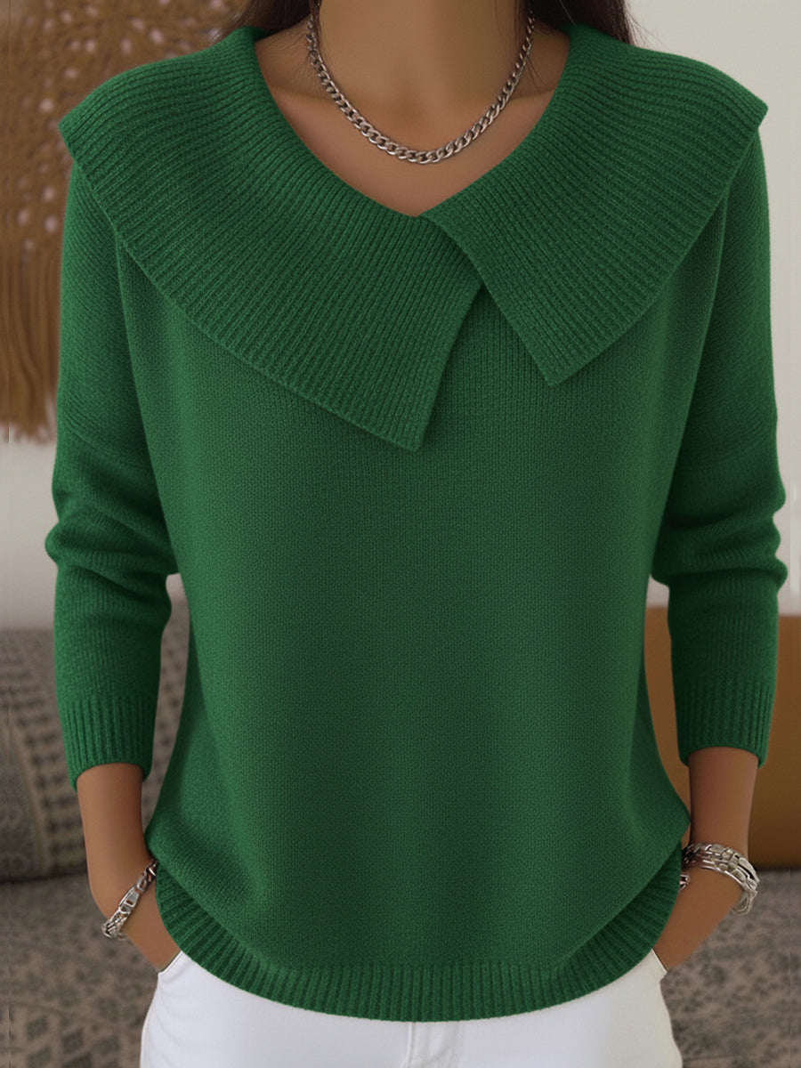 CHLOE | PULL COL CLASSIQUE POUR FEMME