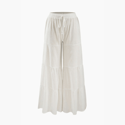 Chloé™ | Pantalon Large À Volants Superposés
