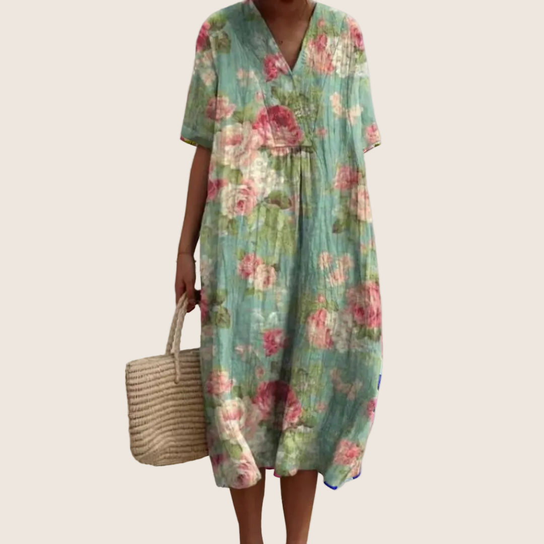 CHLOE | ROBE D’ÉTÉ FLORALE POUR FEMMES