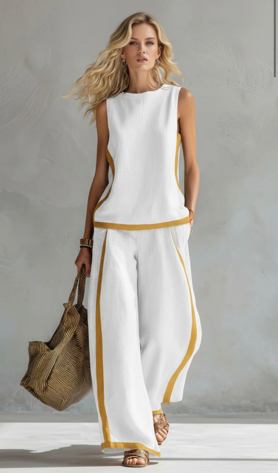 CHLOE | ENSEMBLE LIN CHIC POUR FEMME
