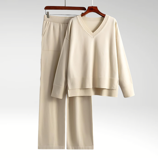 Chloé™ | Luxe Ensemble Deux Pièces Col V