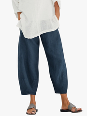 CHLOE | PANTALONS CROP EN COTON POUR FEMMES