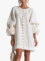 CHLOE | ROBE ÉLÉGANTE À MANCHES POUR FEMMES