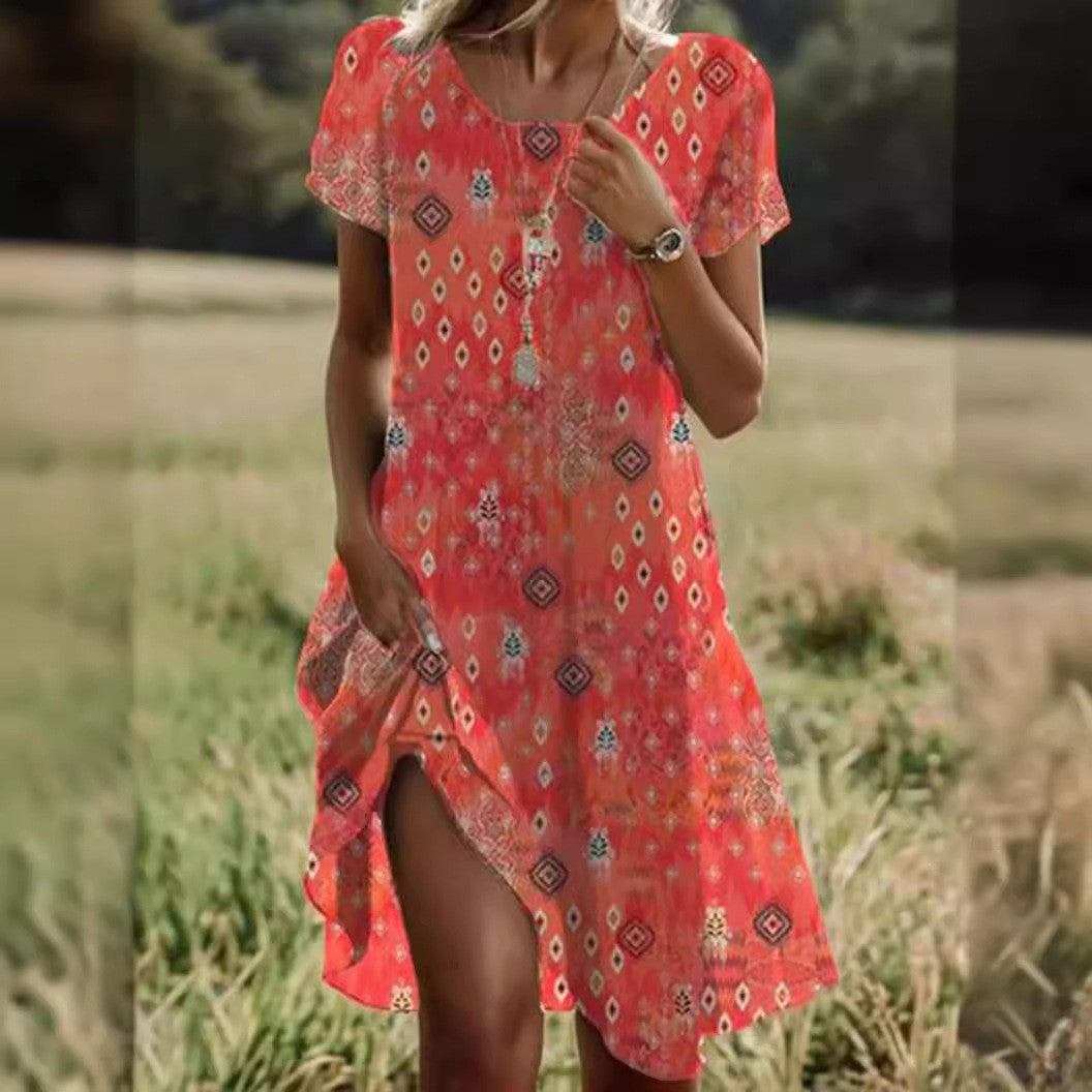 CHLOE | ROBE MIDI D'ÉTÉ POUR FEMMES