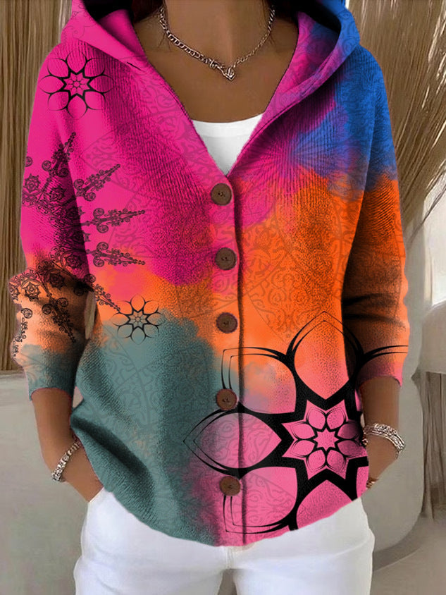 CHLOE | GILET À CAPUCHE PATCHWORK POUR FEMMES
