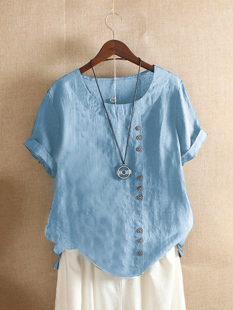 CHLOE | BLOUSE EN COTON À BOUTONS POUR FEMMES